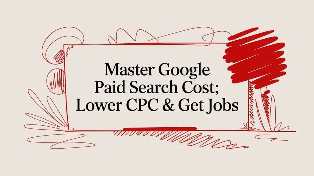 Master Google Paid Search Cost: Lower CPC & Get Jobs