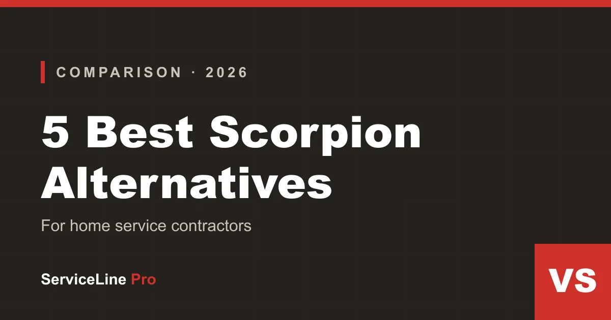 The 5 best Scorpion marketing alternatives for home service contractors in 2026