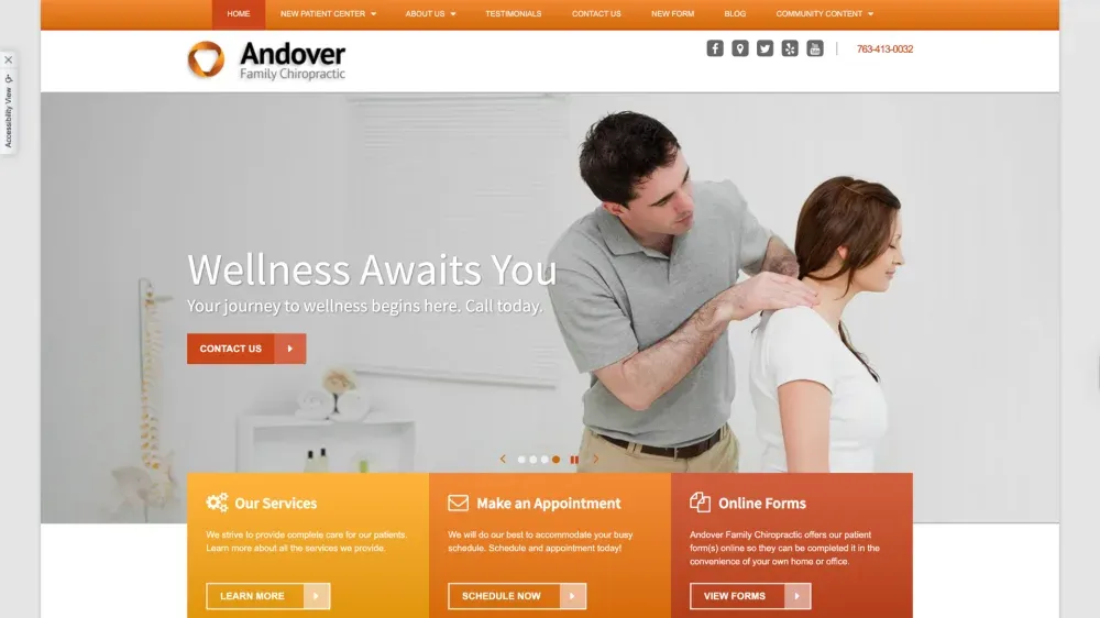 Andover Chiropractic Centre. 3.8x higher engagement from Meta Ads