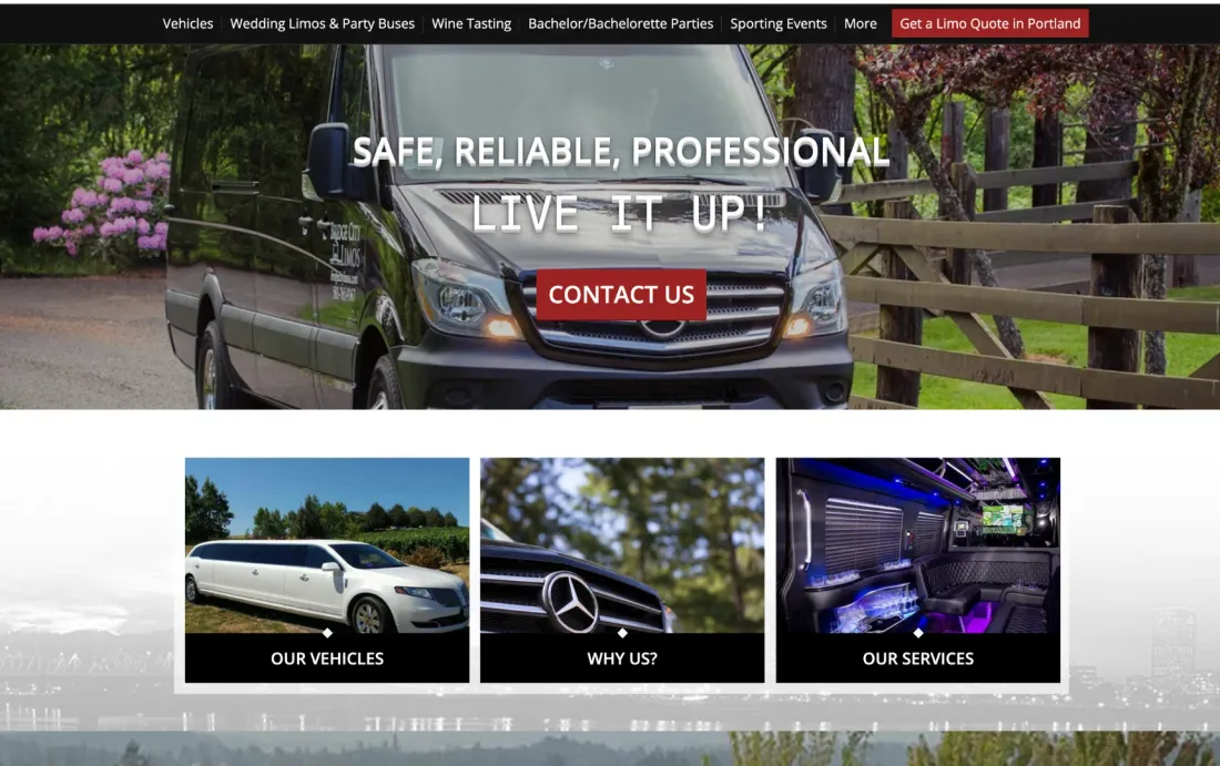 Bridge City Limo. Quadrupled revenue with 29 new Google reviews