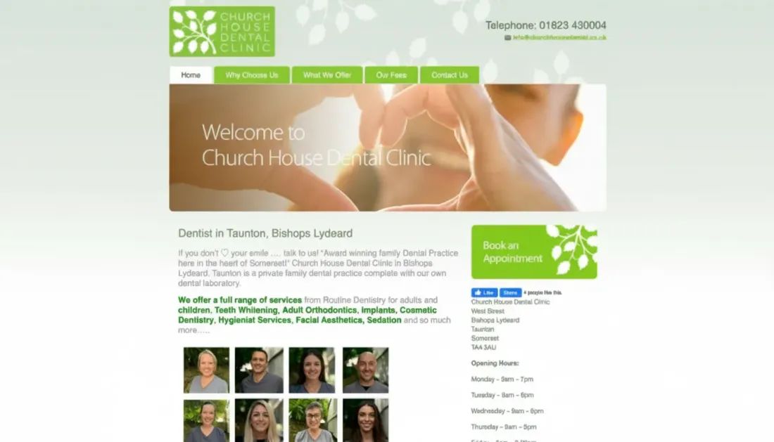 Church House Dental Practice. Sustained patient growth from Meta Ads