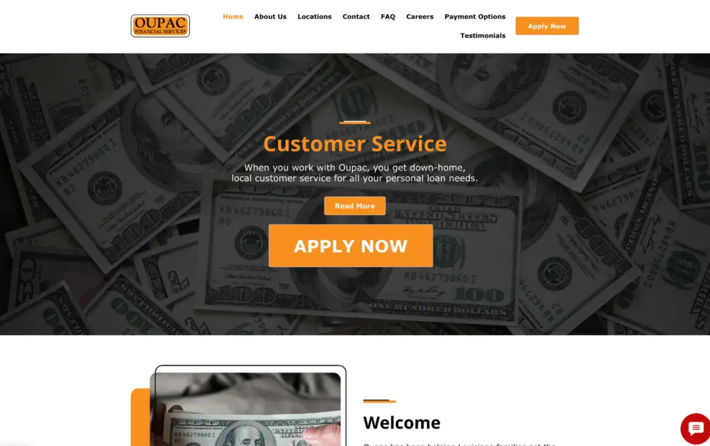 Oupac Financial Services. 26 new leads and a 1,475% ROI