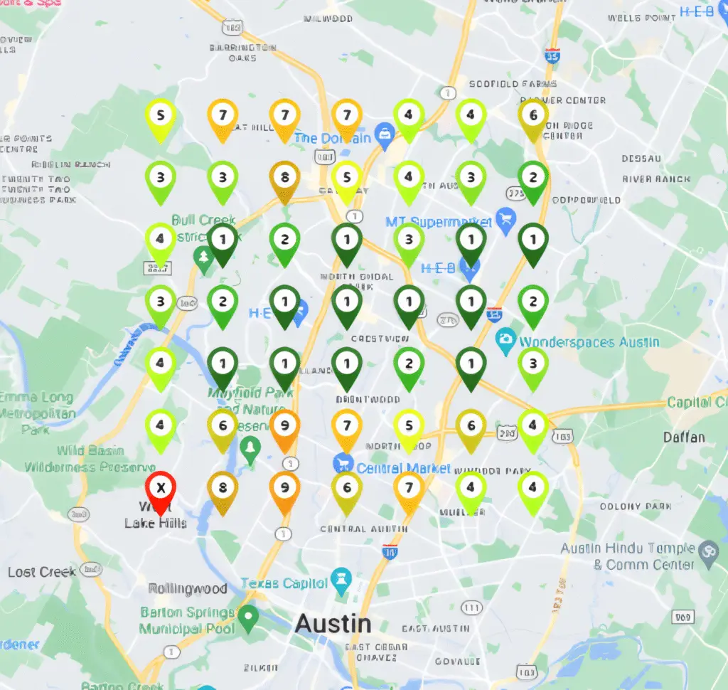 Commercial Real Estate Agency. Page two to the top of the map