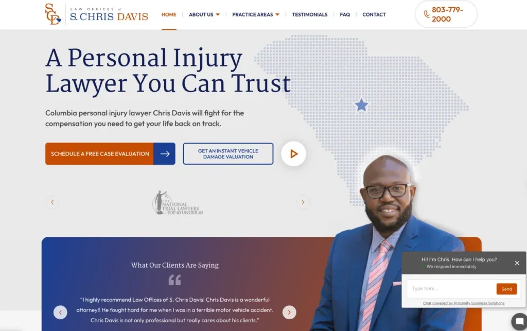 S. Chris Davis. 30% more leads and a 384% ROI