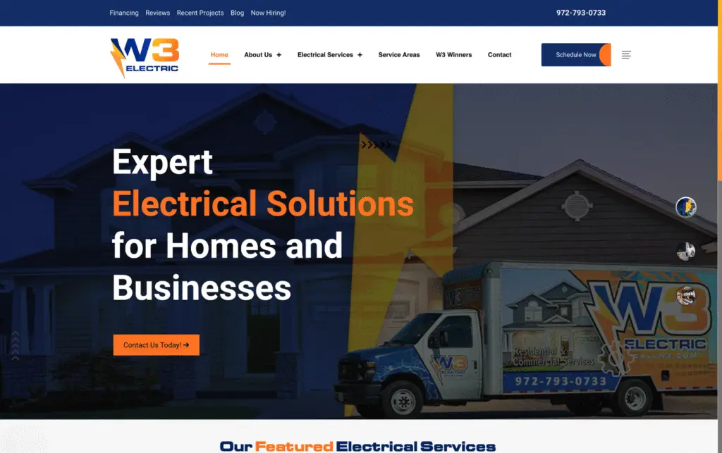 W3 Electric. 33 new leads and a 1,400% ROI