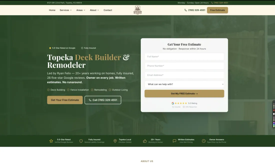 Kingdom Builders Co. case study
